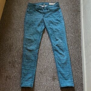 rag & bone Teal Blue Skinny Jeans